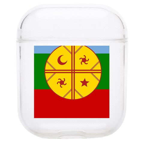 Flag Of The Mapuches Svg Soft TPU AirPods 1/2 Case from ArtsNow.com Front