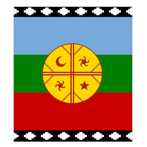 Flag Of The Mapuches Svg Duvet Cover Double Side (King Size) from ArtsNow.com Front