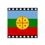 Flag Of The Mapuches Svg Satin Bandana Scarf 22  x 22 