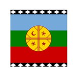 Flag Of The Mapuches Svg Square Satin Scarf (30  x 30 )