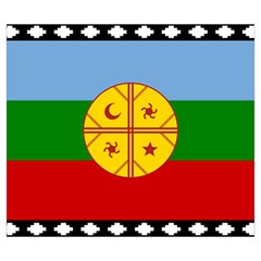 Flag Of The Mapuches Svg Zipper Large Tote Bag from ArtsNow.com Back