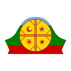 Flag Of The Mapuches Svg Short Sleeve V Right Sleeve