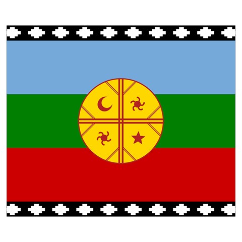 Flag Of The Mapuches Svg Medium Tote Bag from ArtsNow.com Front