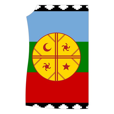 Flag Of The Mapuches Svg Women s Button Up Vest from ArtsNow.com Front Right