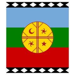 Flag Of The Mapuches Svg Kids  Hooded Rain Ponchos from ArtsNow.com Pocket