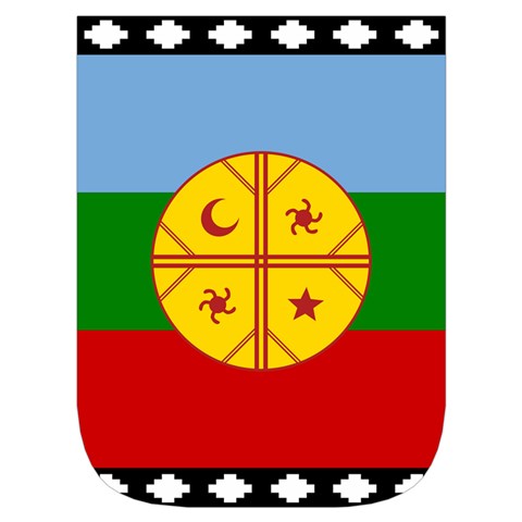 Flag Of The Mapuches Svg Waist Pouch (Small) from ArtsNow.com Front Pocket