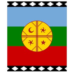 Flag Of The Mapuches Svg Waist Pouch (Small) from ArtsNow.com Back Strap
