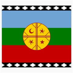 Flag Of The Mapuches Svg Roll Up Canvas Pencil Holder (S) from ArtsNow.com Front