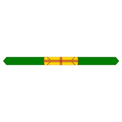 Flag Of The Mapuches Svg Kids  Long Sleeve Velvet Lounge Robe from ArtsNow.com Waistband