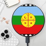 Flag Of The Mapuches Svg Wireless Fast Charger(Black)
