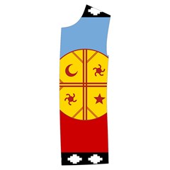 Flag Of The Mapuches Svg Kids  Stylish Hooded Puffer Vest from ArtsNow.com Front Left
