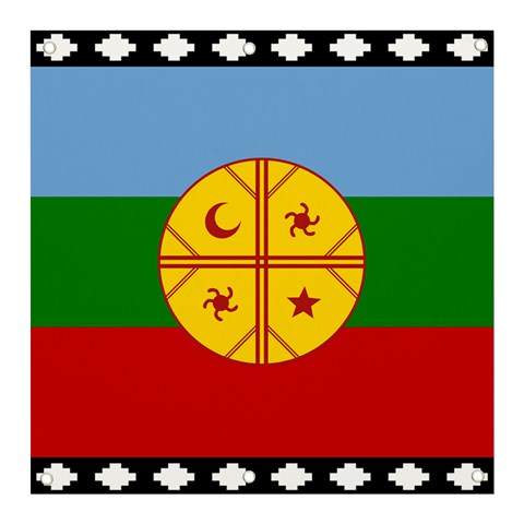 Flag Of The Mapuches Svg Banner and Sign 3  x 3  from ArtsNow.com Front