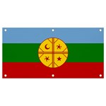Flag Of The Mapuches Svg Banner and Sign 4  x 2 