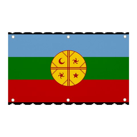 Flag Of The Mapuches Svg Banner and Sign 5  x 3  from ArtsNow.com Front