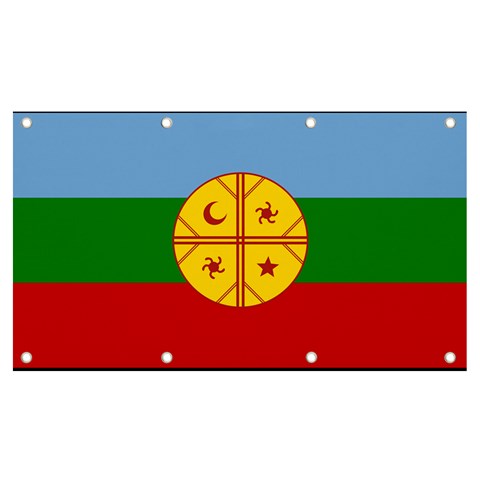Flag Of The Mapuches Svg Banner and Sign 7  x 4  from ArtsNow.com Front