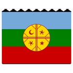 Flag Of The Mapuches Svg Premium Plush Fleece Blanket (Medium)