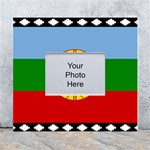 Flag Of The Mapuches Svg White Wall Photo Frame 5  x 7 