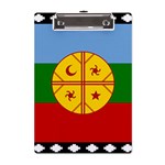 Flag Of The Mapuches Svg A5 Acrylic Clipboard