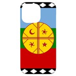Flag Of The Mapuches Svg iPhone 14 Pro Max Black UV Print PC Hardshell Case