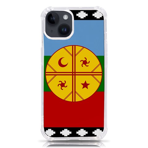 Flag Of The Mapuches Svg iPhone 14 TPU UV Print Case from ArtsNow.com Front