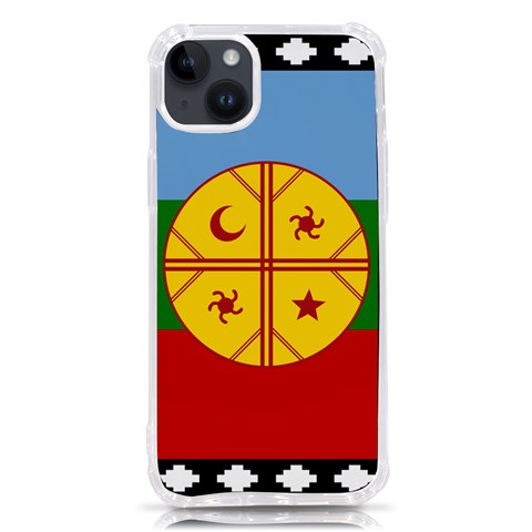 Flag Of The Mapuches Svg iPhone 14 Plus TPU UV Print Case from ArtsNow.com Front