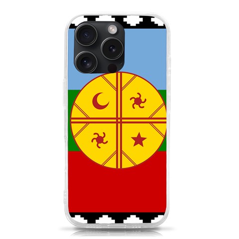 Flag Of The Mapuches Svg iPhone 15 Pro TPU UV Print Case from ArtsNow.com Front