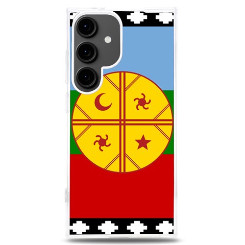 Flag Of The Mapuches Svg Samsung Galaxy S24 Plus 6.7 Inch TPU UV Case from ArtsNow.com Front