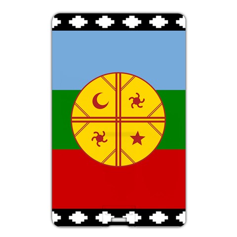 Flag Of The Mapuches Svg Name Card Style USB Flash Drive from ArtsNow.com Back