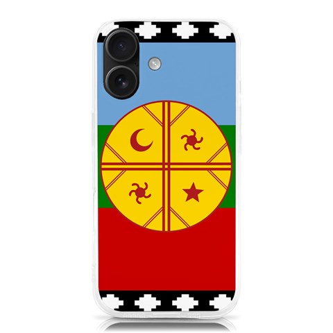 Flag Of The Mapuches Svg iPhone 16 TPU UV Print Case from ArtsNow.com Front