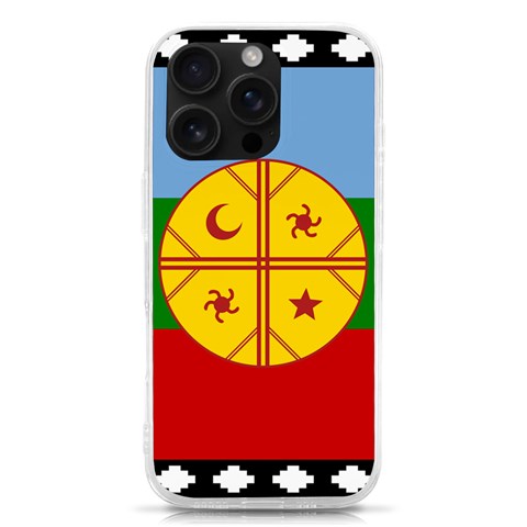 Flag Of The Mapuches Svg iPhone 16 Pro TPU UV Print Case from ArtsNow.com Front