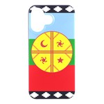 Flag Of The Mapuches Svg iPhone 16 Black UV Print PC Hardshell Case