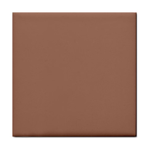 Mocha Mousse Hex Code #a47864 Tile Coaster from ArtsNow.com Front