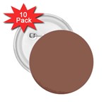 Mocha Mousse Hex Code #a47864 2.25  Buttons (10 pack) 