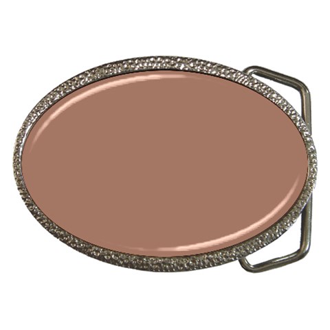 Mocha Mousse Hex Code #a47864 Belt Buckles from ArtsNow.com Front