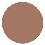 Mocha Mousse Hex Code #a47864 Magnet 5  (Round)