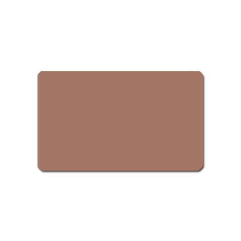 Mocha Mousse Hex Code #a47864 Magnet (Name Card) from ArtsNow.com Front