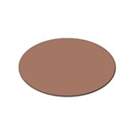 Mocha Mousse Hex Code #a47864 Sticker Oval (100 pack)