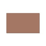 Mocha Mousse Hex Code #a47864 Sticker Rectangular (10 pack)