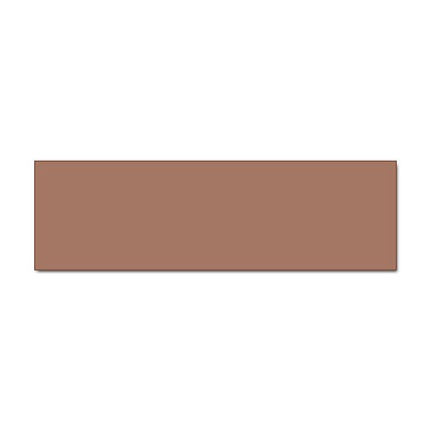 Mocha Mousse Hex Code #a47864 Sticker Bumper (10 pack) from ArtsNow.com Front
