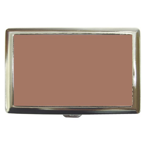 Mocha Mousse Hex Code #a47864 Cigarette Money Case from ArtsNow.com Front