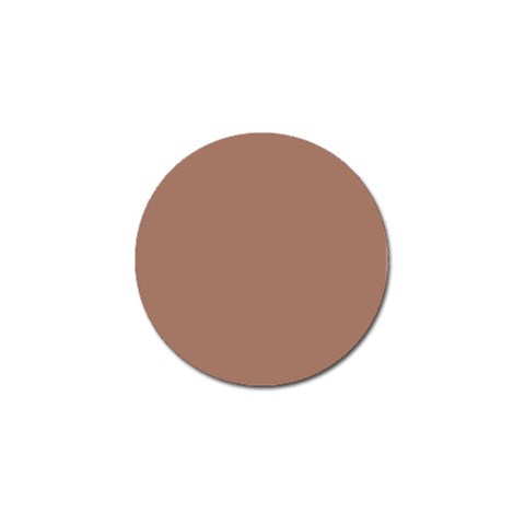 Mocha Mousse Hex Code #a47864 Golf Ball Marker from ArtsNow.com Front