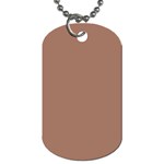 Mocha Mousse Hex Code #a47864 Dog Tag (Two Sides)