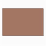 Mocha Mousse Hex Code #a47864 Postcard 4 x 6  (Pkg of 10)