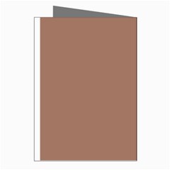 Mocha Mousse Hex Code #a47864 Greeting Cards (Pkg of 8) from ArtsNow.com Right