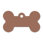 Mocha Mousse Hex Code #a47864 Dog Tag Bone (Two Sides)