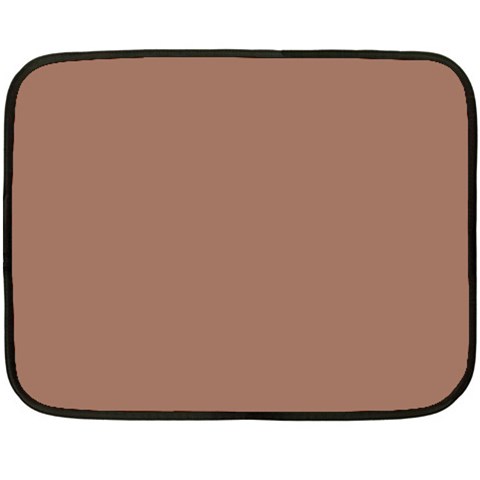 Mocha Mousse Hex Code #a47864 Fleece Blanket (Mini) from ArtsNow.com 35 x27  Blanket