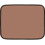Mocha Mousse Hex Code #a47864 Fleece Blanket (Mini)