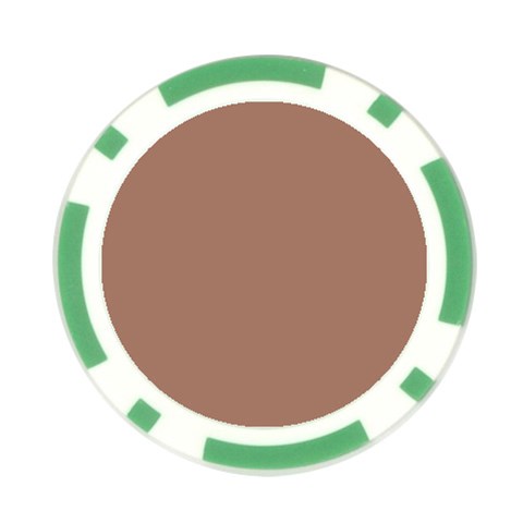 Mocha Mousse Hex Code #a47864 Poker Chip Card Guard (10 pack) from ArtsNow.com Front