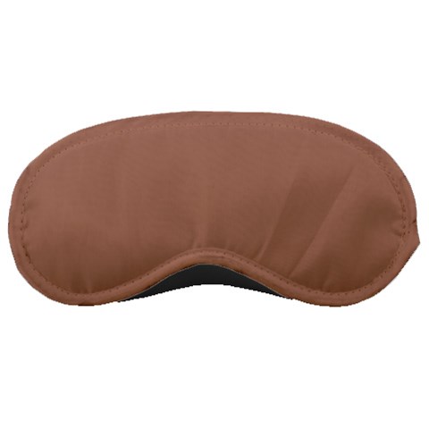 Mocha Mousse Hex Code #a47864 Sleep Mask from ArtsNow.com Front