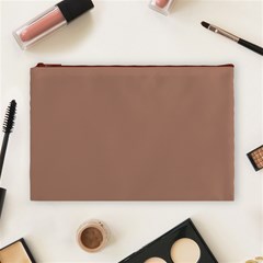 Mocha Mousse Hex Code #a47864 Cosmetic Bag (Large) from ArtsNow.com Front